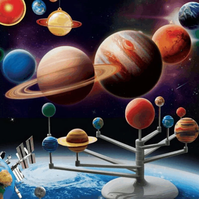 Solar System Model Diy Toys Child Science And Technology Learning Solar System - £10.58 GBP