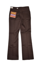 Vintage Dickies Pants Mens 34x33 Brown Workwear Jeans Cotton Blend 70s 8... - £49.00 GBP