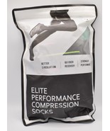 Elite Performance Compression Socks S/M Black 3 pair Copper Knee High - £11.82 GBP