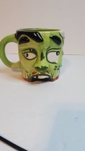 Green Zombie Brain Thinkgeek Halloween Coffee Tea Ceramic Mug 16 oz  - £11.98 GBP
