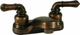 Mobile Home/RV/Marine 4&quot; Oil Rubbed Bronze Lavatory Faucet with Lever Ha... - £23.55 GBP