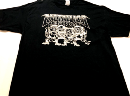 METALLICA Club 2005 Dirty Donny Heavy Metal Rock Band White Black T-Shir... - £169.12 GBP