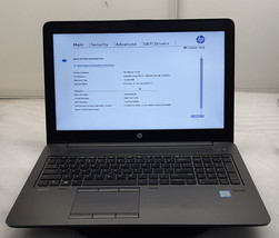 HP ZBook 15 G4 I7-7820HQ 2.90GHz 16GB DDR4 512GB NVMe NVIDIA Quadro M220... - £264.28 GBP