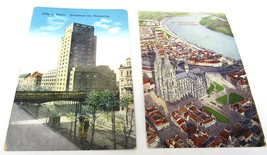 2 Cologne Koln Postcard German 1923 Vintage Color City Photos Post Cards  C106 - £9.94 GBP