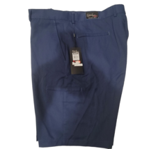Walter Hagen Cargo Shorts Mens 40 Blue Golf Essentials Plain Front Polyester New - £29.17 GBP