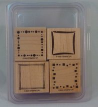 Stampin&#39; Up! AROUND &amp; ABOUT Set of 4 Decorative Rubber Stamps Retired - £5.45 GBP