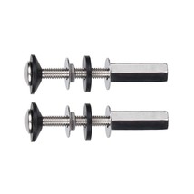 2 Pcs Universal Toilet Tank To Bowl Bolts Kit,Extra Long Nuts Easy To Install - £20.77 GBP