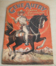 Vintage Merrill Publishing Large 1941 Gene Autry Cowboy Adventures To Co... - €12,89 EUR