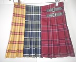 No Boundaries Junior S (3-5) Multi-Color Pleated Plaid Skirt Kilt Style ... - $12.38