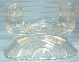 Depression Crystal Glass Candlestick Holder by the Federal Glass Company - £23.82 GBP