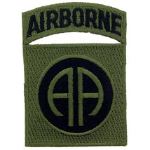U.S. Army 82nd Airborne Patch Green 3&quot; - £7.68 GBP
