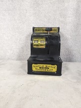 Vintage Western Stamping Corp. Uncle Sam&#39;s 3 Coin Register Bank Black ~ ... - $39.98