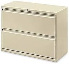 Lorell 2-Drawer Lateral File, 36 By 18-5/8 By 28-1/8-Inch, Putty - £540.28 GBP