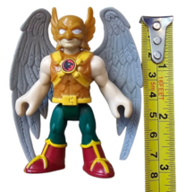 DC Comics Imaginext DC Super Friends Hawkman Poseable Mini Figure Toy Figurine - £8.69 GBP