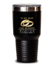 Wife Tumbler Wife The Broken Road That Led Me To You Black-T-30oz - £24.74 GBP