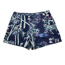 Coconut Pier Shorts Womens L Blue Cargo High Rise Flat Front Tropical Ho... - £19.68 GBP