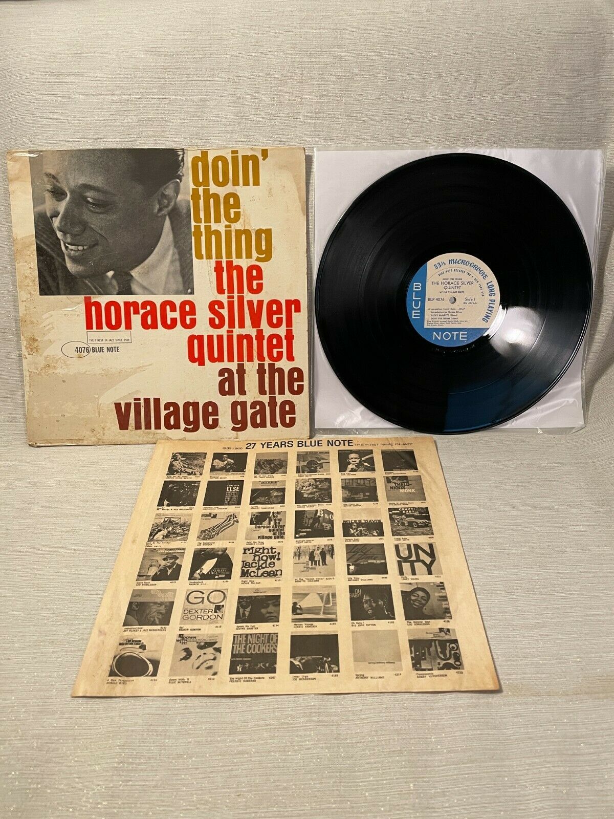 Primary image for Horace Silver Doin The Thing LP Blue Note Records Mono BLP 4076 VG/G Vinyl