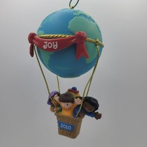Hallmark Unicef 2010 Joy Keepsake Hot Air Balloon Ornament World Kids Globe Help - £6.91 GBP