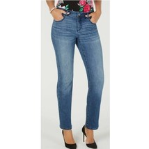 INC Womens Petite 14P Triumph Wash Tummy Control Straight Leg Jeans NWT ... - $34.29
