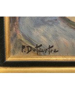 Pierre Duteurtre Original Framed Signed Painting Paris Cafe Street Scene... - £389.23 GBP