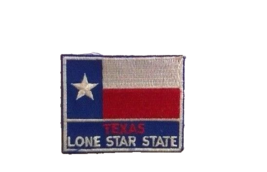 TEXAS FLAG Lone Star US State Travel Souvenir Emblem PATCH  - £3.93 GBP