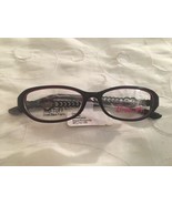 Barbie Kid Tuff Eyeglasses Frames Y LOVE #550663922 Black/Burgundy  - $44.95