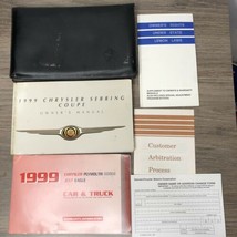 1999 Chrysler Sebring Coupe owners manual and case - $18.01