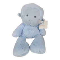 New Baby Gund Blue MEME monkey 13&quot; very soft security pal lovey boy plus... - $38.79