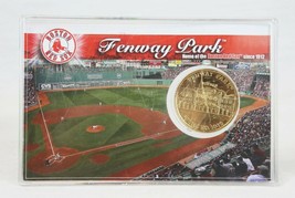 Boston Red Sox Fenway Park Highland Mint MLB 24K Gold Overlay Coin - £23.36 GBP