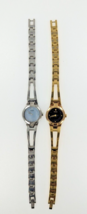 Lot of 2 Seiko Women&#39;s Dress Quartz Watches 1N00 Metal Vintage 1990s AS IS - £38.15 GBP