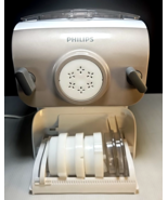 Philips Premium  Automatic Pasta & Noodle Maker White -HR2357 w/ Accessories  - $150.35 CAD