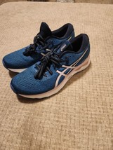 Asics Womens Gel Nimbus 24 1012B201 Blue Running Shoes Sneakers Size 9 - £53.18 GBP