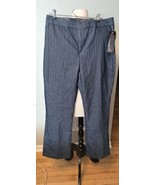 Studio by: Bill Blass Blue Striped Wide Leg Jeans 12  - €15,15 EUR