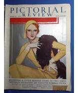 MARCH 1931 PICTORIAL REVIEW WOMAN MINK STOLE HEAD MCCLELLAND BARCLAY AD ... - $27.12 CAD