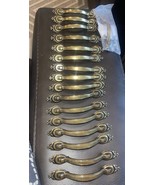 Antique Brass Drawer Pulls Cabinet Door Handles Lot of 17 (4883073) - €21,40 EUR