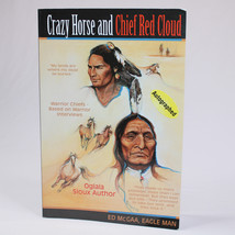Signed Ed Mcgaa Crazy Horse And Chief Red Cloud Book Native American Indian 2004 - £31.83 GBP
