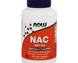 NOW Foods NAC N-Acetyl Cysteine 600 mg., 100 Vegetarian Capsules - £12.25 GBP