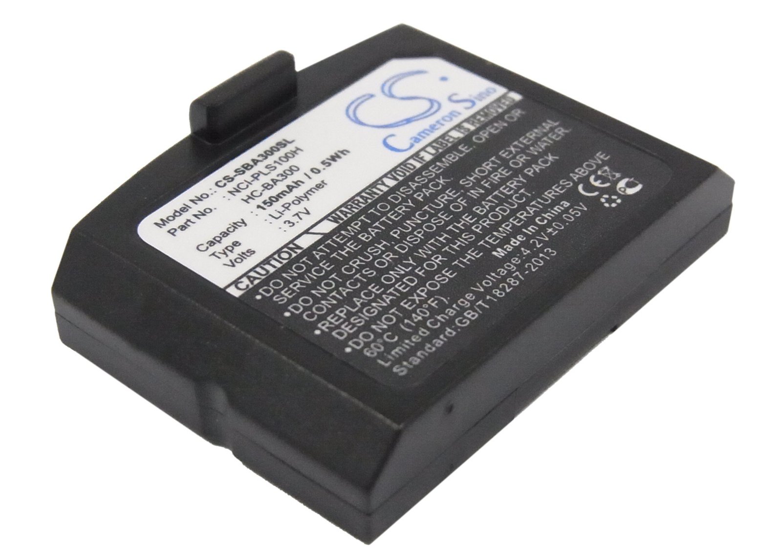 Cameron Sino 150mAh Battery for Sennheiser is 410, IS410, IS-410, IS410 TV, IS42  			
