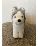 AMERICAN GIRL Siberian Husky Pet Dog Pepper Plush Hard Body Blue Eyes Gr... - $9.85