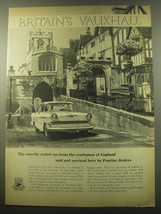 1959 Vauxhall Car Ad - The smartly styled car from the craftsmen of England  - £11.70 GBP