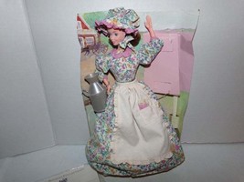 Vtg 1995 Barbie Doll W/STAND Mattel New No Box Floral Dress W/BONNET Country - £13.76 GBP