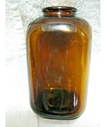 Vintage Display Collectible 4 DOT AMBER SNUFF Bottle-Tobacco-Chew-Pipe-M... - $14.95