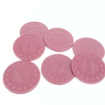 Yahtzee Deluxe Edition 7 Maroon Bonus Tokens Chips Replacement Game Part... - £3.54 GBP