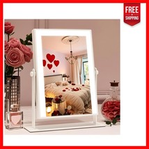 Travel-Ready Lighted Vanity Mirror with 360° Rotation &amp; Dual Power Options - $880.88 MXN