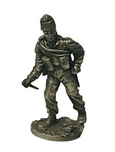 Toy Soldier Franklin Mint World miniature pewter 1980 British Commando 1941 vtg - £18.95 GBP
