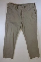 Duluth Trading Co. Flex Ballroom Khaki Pants Mens 38x32 Actual 38x31  - £16.91 GBP