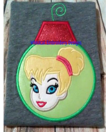 Tinkerbell Ornament Machine Embroidery Applique Instant Download - €3,47 EUR