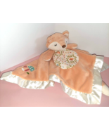 Douglas Baby Fox Woodland Lovey Security Blanket Mushrooms Infant Satin ... - £11.87 GBP