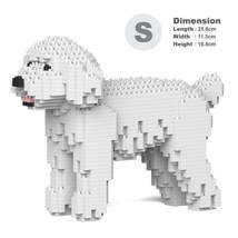 Toy Poodle Dog Sculptures (JEKCA Lego Brick) DIY Kit - £49.33 GBP