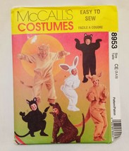Child Animal Costumes Size CE 3-5 McCalls 8953 Bear Cat Lion Bunny Kanga... - $14.99